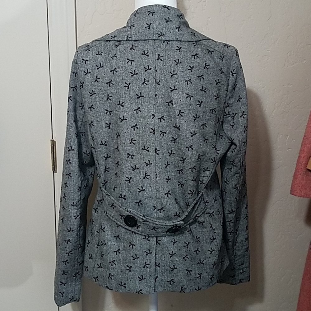 Needle & Thread Gray Peacoat - Picture 4 of 7